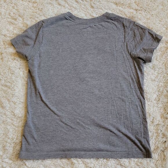 GIRL'S NIKE GRAY "JUST DO IT" T-SHIRT, SIZE LARGE - Picture 5 of 5